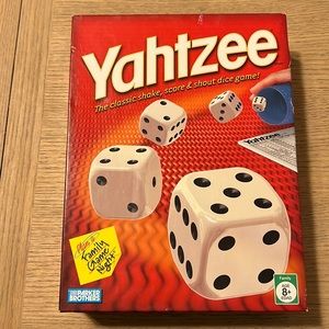Yahtzee Dice Game Hasbro 2014 New Open Box 100% Complete